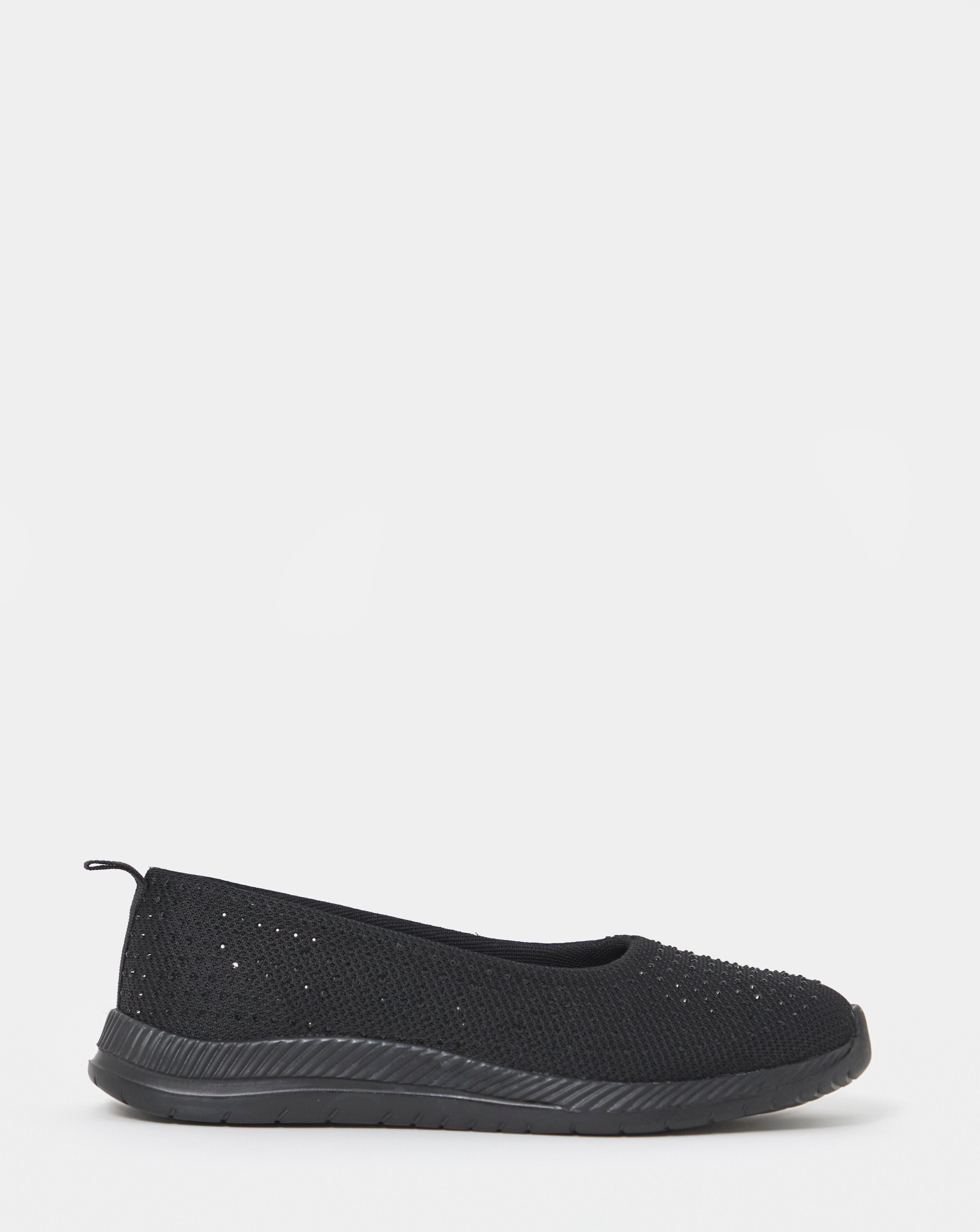 jd womens black trainers