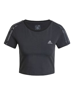 adidas 3 Stripes Crop Baby T-Shirt - Image