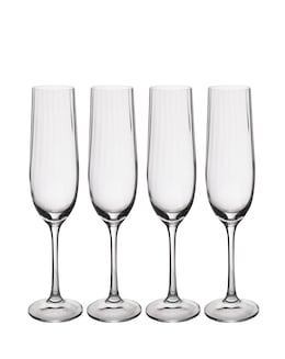 Mikasa Treviso Set of 4 Flute Glasses