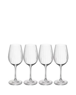 Mikasa Treviso Set of 4 White Wine Glasses