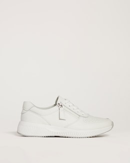 Leather Lace Trainer E Fit - Image