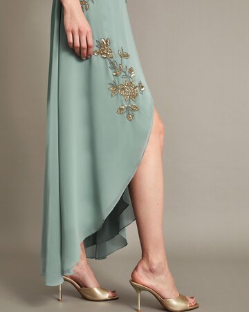 Monsoon Sarah Embellished Wrap Dress