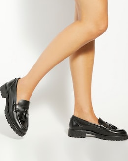 Dune Gracelyn Leather Loafers - Image