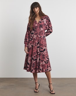 Joanna Hope Empire Jersey Midi Dress - Image