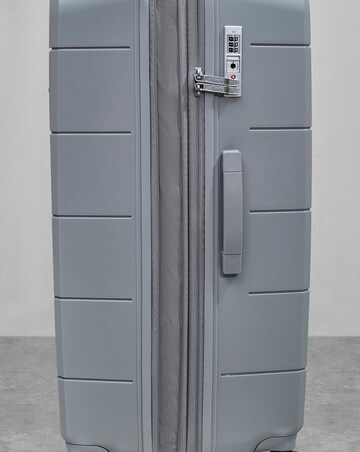 Rock Pixel 3pc Suitcase Set - Grey