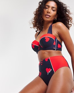 Joe Browns Retro Heart Bikini Brief - Image