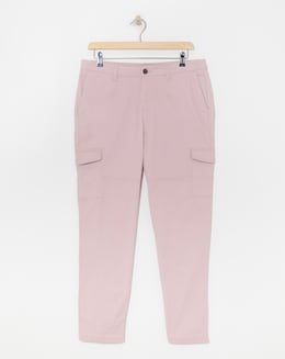 Blush Stretch Utility Tapered Trousers - Image