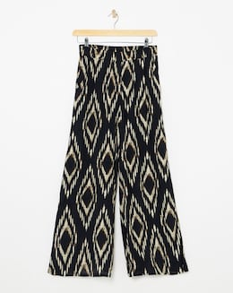 Viscose Moss Palazzo Trousers - Image