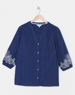 Julipa Embroidered Sleeve Blouse - Image