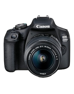Canon EOS 2000D SLR Camera with Lens - Image