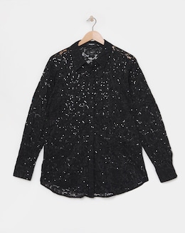 Sequin Lace Shirt - Image