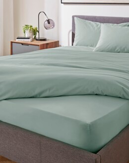 Pure Cotton 200TC Fitted Sheet - Image