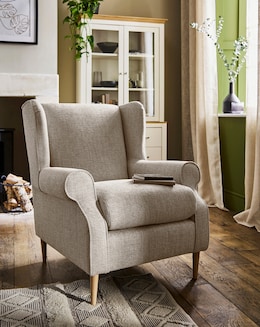 Julipa Chiltern Fabric Accent Chair - Image