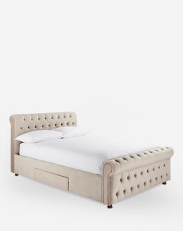 Kingston Velvet Storage Bed Frame - Image