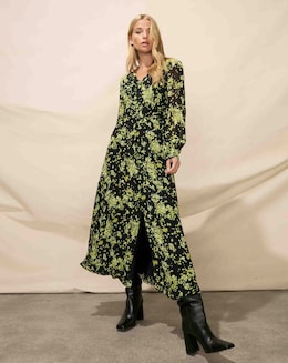 Ro&Zo Floral Button Front Dress - Image