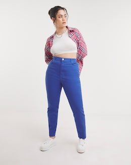 Cobalt Slim Mom Jean - Image