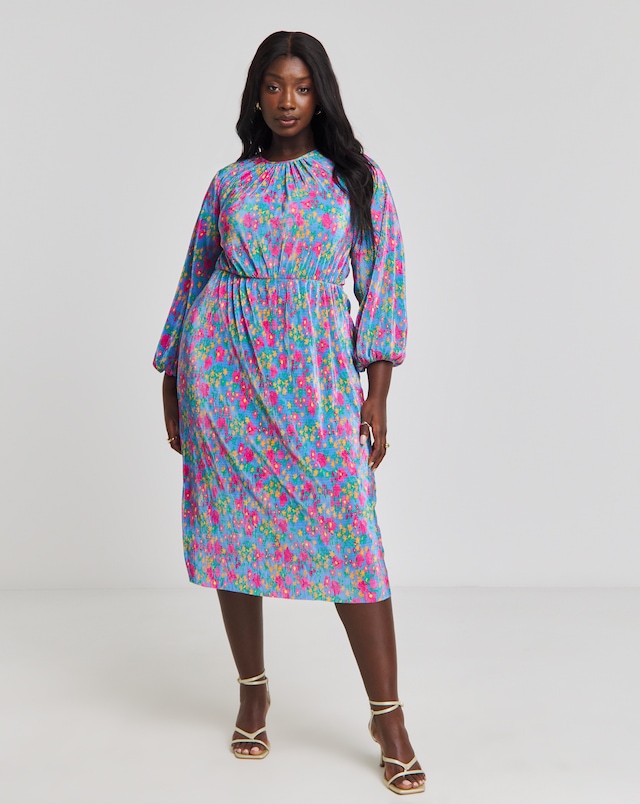 Whistles Tropical Leaves Paloma Dress | JD Williams