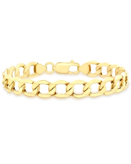 Gents 9 Carat Gold Curb Bracelet