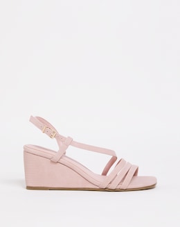 Joanna Hope Strippy Wedge Sandal - Extra Wide Fit (EEE)