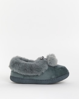 Cushion Walk Faux Fur Slippers E Fit - Image