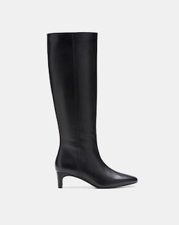 Clarks Edina Tall Knee High Leather Boot Standard Fit