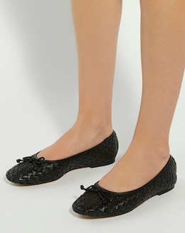 Dune Woven Ballerina Wide Fit - Image