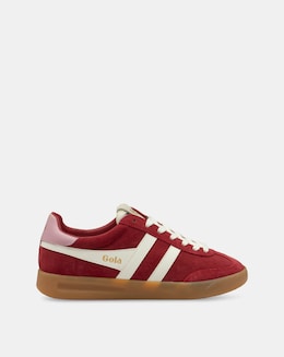 Gola Cyclone Trainers - Red/ White - Image