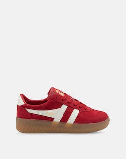 Gola Grandslam Trainers - Red/White/Gum - Image