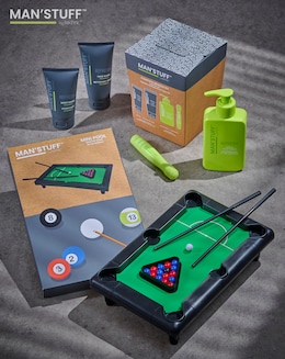 Man's Stuff Wash set &amp; free travel game