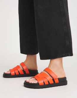 Woven Touch and Close Sandal Wide - Image