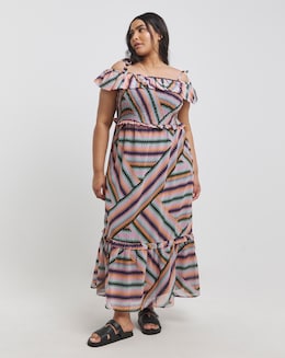 Lovedrobe Printed Maxi Dress - Image