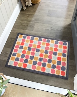 My Mat Nylon Indoor Pattern My Retro Clover Doormat