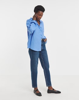 Mid Blue Mom Jean - Image