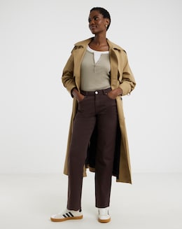 Chocolate Authentic Straight Leg Jeans