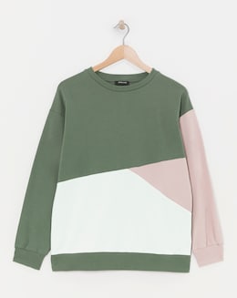 Colour Block Sweatshirt - Image