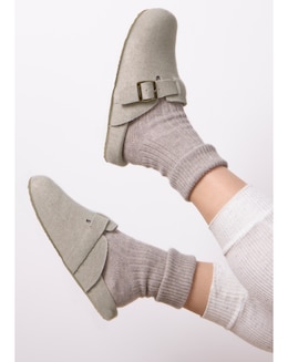 totes Ladies Felt Clog Slippers