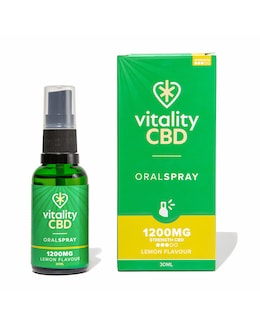 Vitality CBD Oral Spray 1200mg Lemon