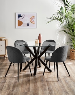 Bodie Oak Effect Dining Table - Image
