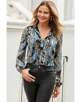 Sosandar Paisley Printed Shirt