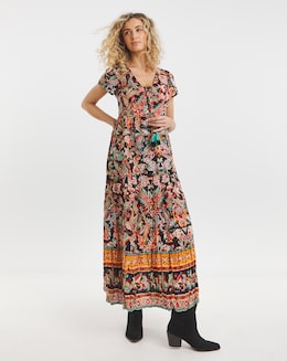 Joe Browns Border Maxi Dress - Image