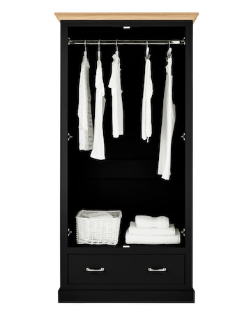 Julipa Ashford 2 Door 1 Drawer Wardrobe