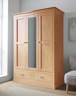 Julipa Ashford 3 Door 2 Drawer Wardrobe - Image