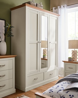 Julipa Ashford 3 Door 2 Drawer Wardrobe - Image