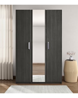 Lugo Ready Assembled 3 Door Wardrobe with Mirror