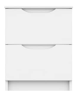 Sorrento Assembled 2 Drawer Bedside - Image