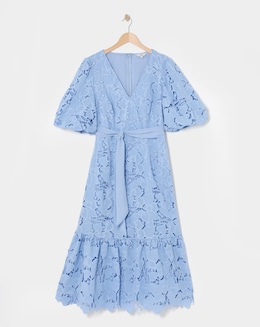 Joanna Hope Blouson Sleeve Lace Dress - Image