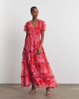 Joanna Hope Maxi Ruffle Dress - Image
