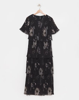 Joanna Hope Tiered Pleated Dress - Image