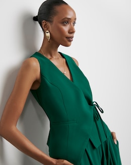 Joanna Hope Tie Detail Waistcoat - Image