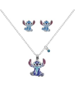 Stitch Earrings &amp; Necklace Set